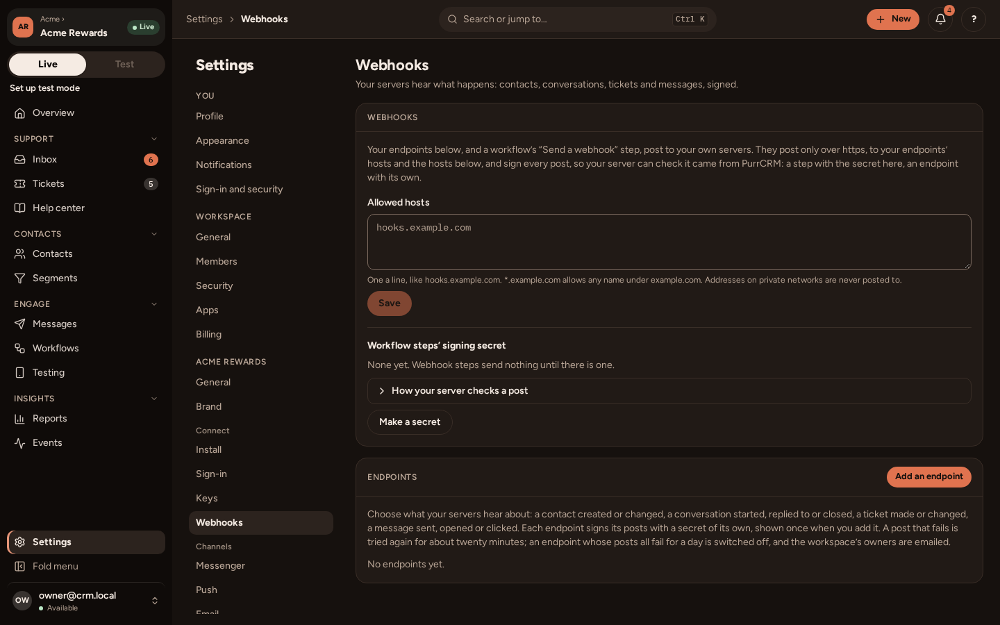 Webhooks